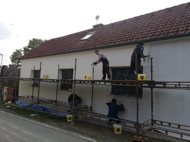 Rekonstrukce a zateplení fasády rodinného domu